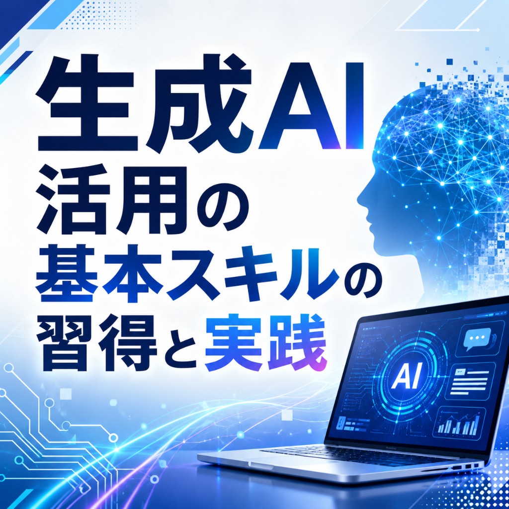 生成AI活用の基本スキルの習得と実践