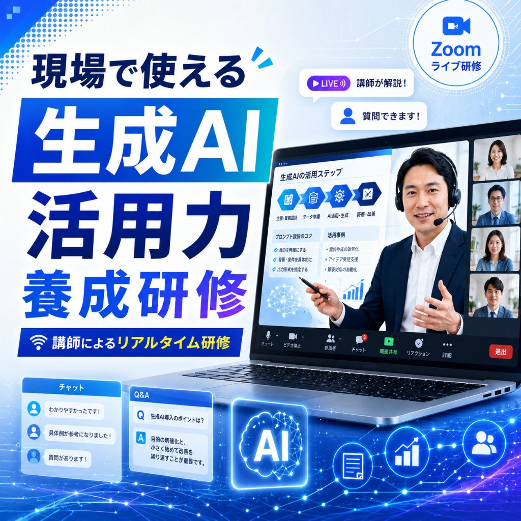 現場で使える生成AI活用力養成研修